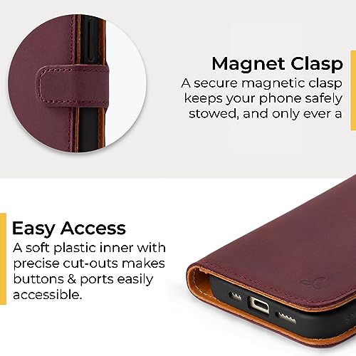 Snakehive Custodia in Vera Pelle per iPhone 15