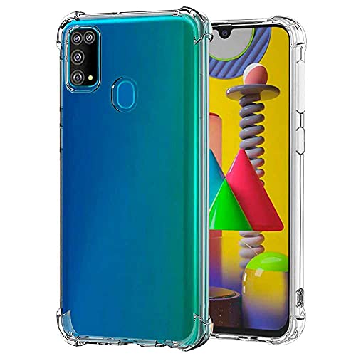 OcioDual Funda de TPU para Samsung Galaxy M31 Esquinas Reforzadas Shockproof Anti Golpes Arañazos Carcasa Bumper