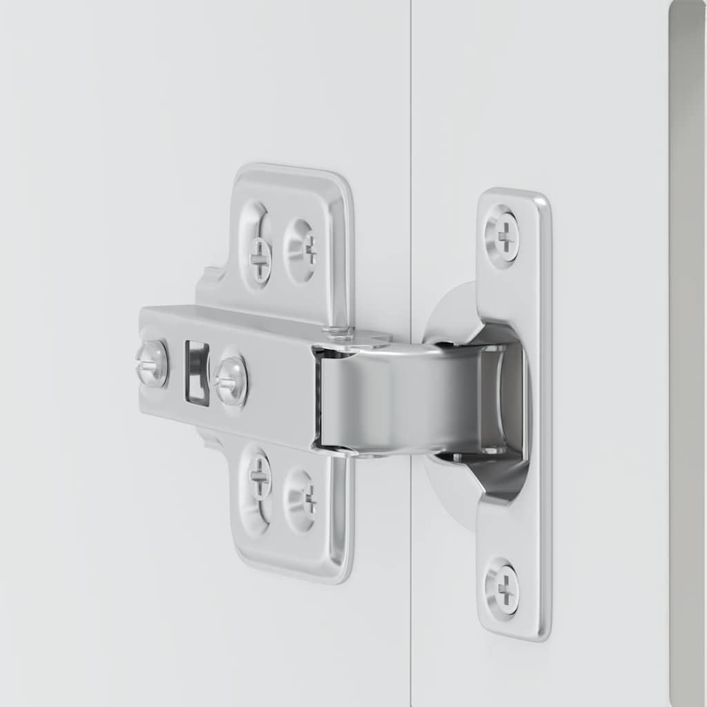 vidaXL Armoire Murale de Cuisine avec Porte en Verre Porto Blanc
