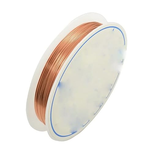 銅線0.25/0.3/0.4/0.5/0.6/0.7/0.8/1.0mm銅色(Brown,3.5Meters 0.8mm)