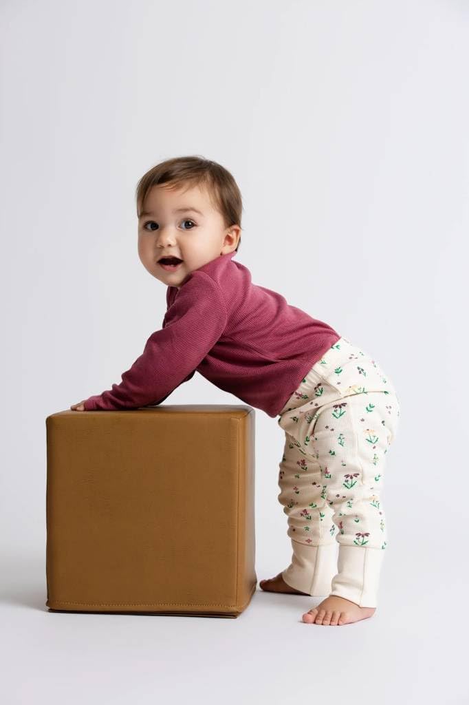 monica + andy Long Sleeve Jack & Jill Bodysuit, Organic Baby Clothes for Girls & Boys, For Preemie, Newborn & Infant - Image 2