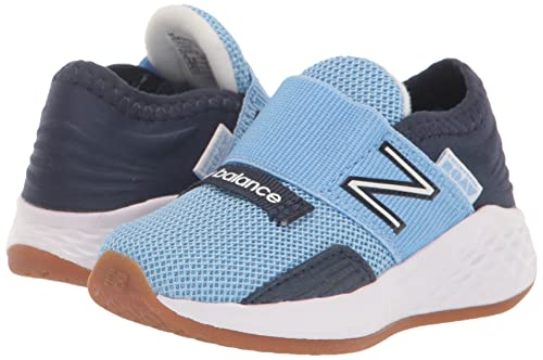 New Balance Baby Boys Fresh Foam Roav V1 Bungee Running Shoe, Team Carolina/White/Natural Indigo, 3 Infant #TOP6