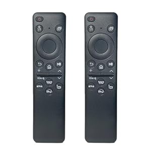 [Pack of 2] Replacement for Samsung Smart TV Remote, Universal Remote Control for ALL 2019-2025 Models, Crystal UHD QLED OLED 4K/8K, No Voice Control or Solarcell.