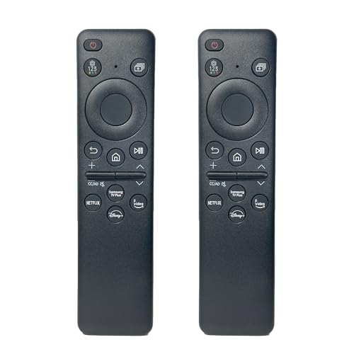 [Pack of 2] Replacement for Samsung Smart TV Remote, Universal Remote Control for ALL 2019-2025 Models, Crystal UHD QLED OLED 4K/8K, No Voice Control or Solarcell.