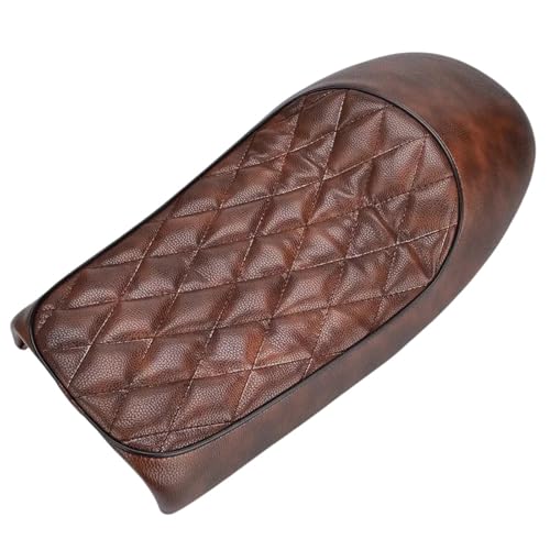 Selle à bosse vintage imperméable avec assise biplace pour moto SR250
