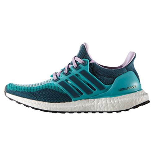 adidas Performance Women's Ultra Boost Running Shoe,Clear Green/Mineral/Glow Purple,9.5 M US
