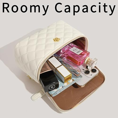 Quilted Crossbody Bags for Women Small Vintage Square Box Purse Boho Shoulder Handbags with Chain and Zipper2