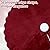RoundFunny Burgundy Christmas Tree Skirt 48 Inches Neutral Velvet Christmas Tree Skirts Modern Scalloped Edge Xmas Decorations Minimalist Mat for Home Indoor Outdoor Holiday Party Decor