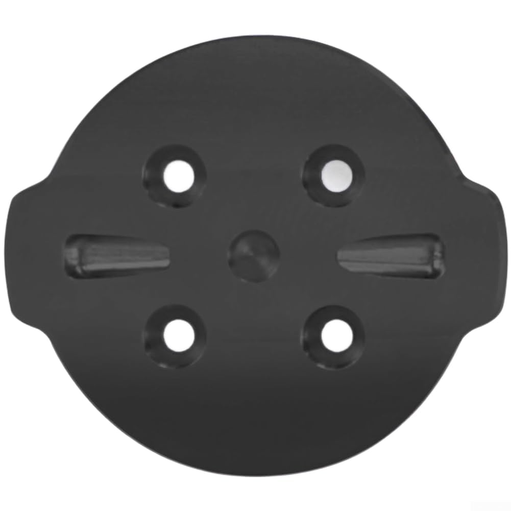 Tc4 Ti Alloy Bike Computer Mount Adapter Insert For Bryton S810 S550 S650 Modelli Leggero Ricambio con Viti Argento (nero)