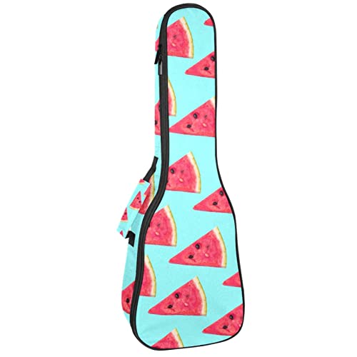 Housse ukulélé ténor et soprano turquoise sac à dos rembourré