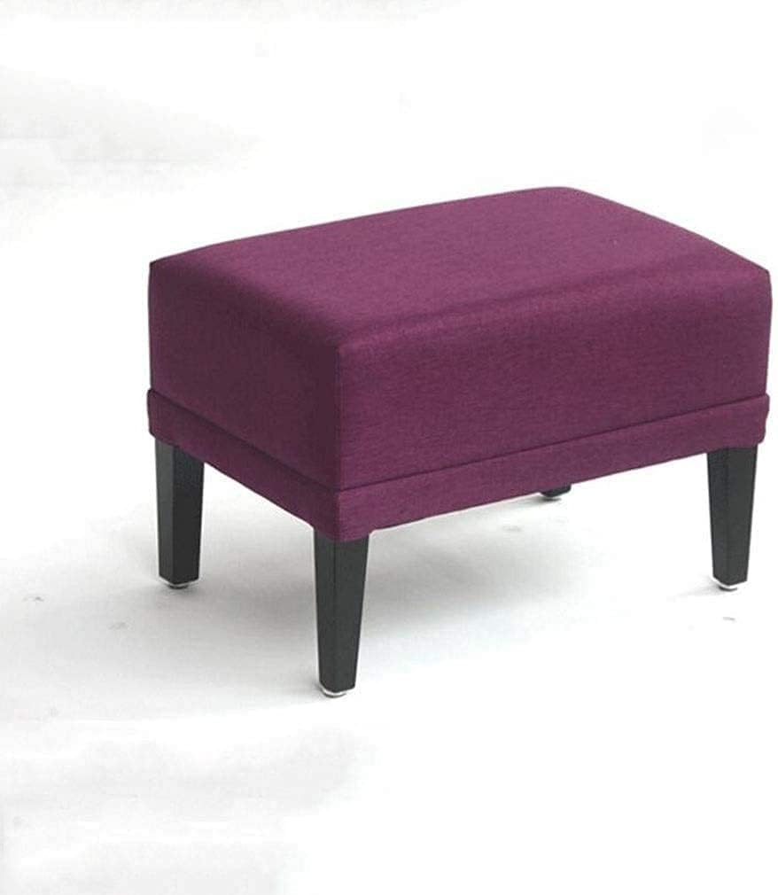 Banc à chaussures confortable en lin kaki pour soulager vos jambes