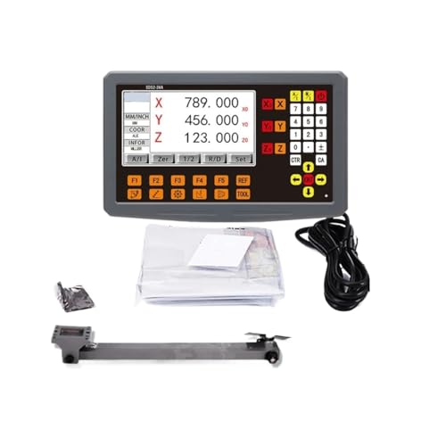 Kit 3 Ejes DRO Lectura Digital 5um Escalas Lineales 70-1020mm miniatura 1