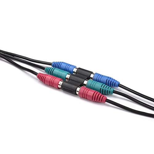 Conectores RCA hembra de triple unión para audio y video, pack 4 miniatura 7