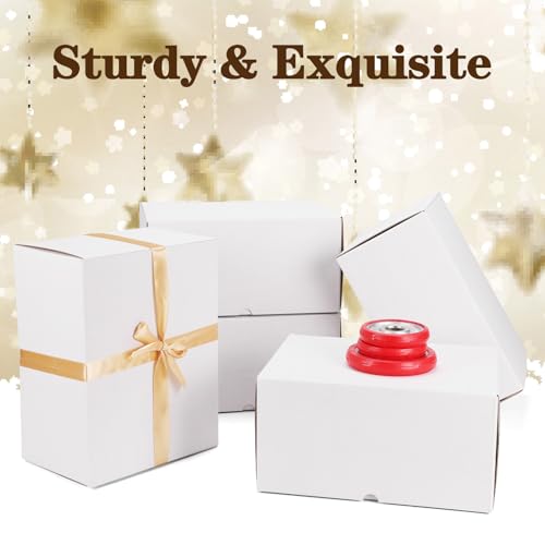 Image of WIFTREY 12x9x6 inches White Shipping Boxes pack of 15, Corrugated Cardboard Boxes 12 x 9 x 6 for Packaging Small Business, Moving, Mailing