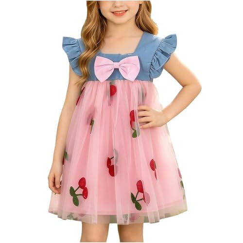 Robe princesse en tulle brodé fille : le chic fluide