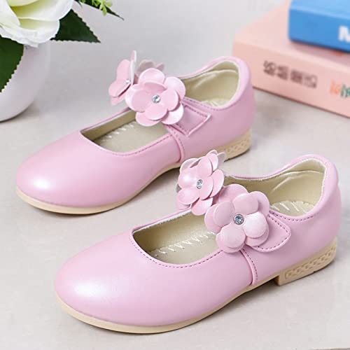 Toddler Girls Athletic Shoes Children Shoes White Leather Shoes Bowknot Girls Shoes Single Shoes New for Girls3