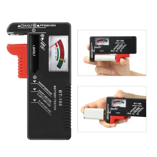 VTECHOLOGY 2Pcs Battery Tester for AA AAA C D 9V 1.5V Household Batteries | Universal Battery Tester Checker For Button Cell Model BT-168 Requires No Battery for Operating everyday essentials - image 7