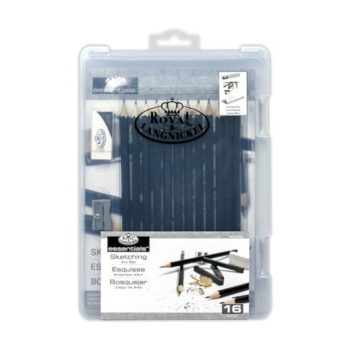 Royal Brush Clearview Mini Art Set Sketching 16-Piece