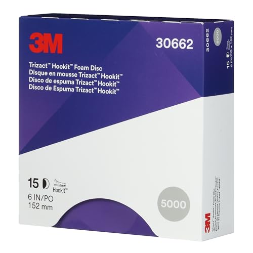 Image of 3M Trizact Hookit Foam Disc, 30662, P5000 Grade, 6 in