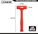 ARES 23050 – 18oz Slim Line Deadblow Hammer – Heavy Head Delivers Powerful Striking Force – Slim Profile Head Design for Greater Impact Accuracy - Made in USA