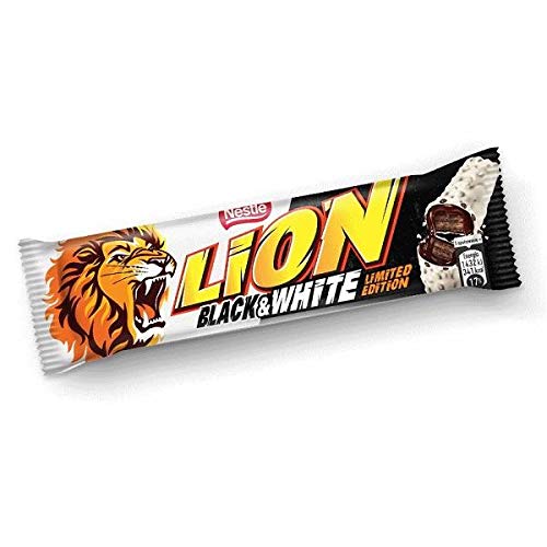 Nestle Lion Black and White Bar, 40 g - Pack 1 : Buy Online at