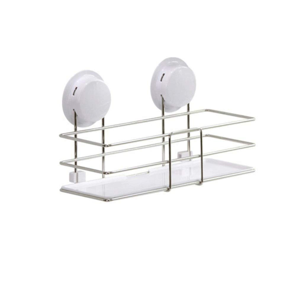 bathroom shelf, Rustproof with Adhesive Wall Mounted,No Drilling Strong Shower Kitchen Racks,Stainless Steel