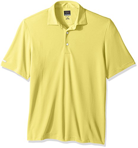 Greg Norman PGA Men's Jacquard Polo, Small, Citron