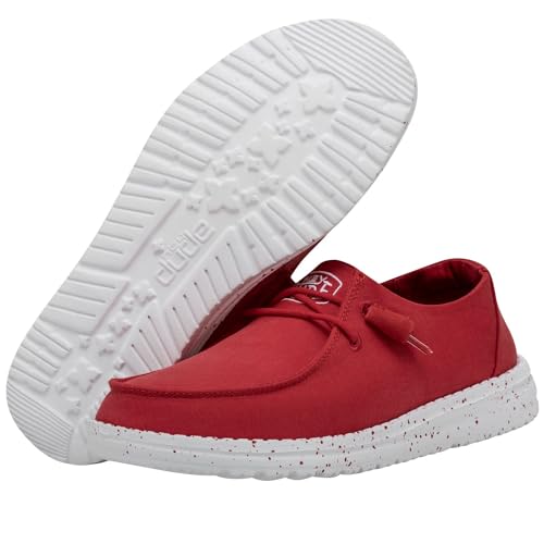 Hey Dude Wally Youth Slub Canvas - Red