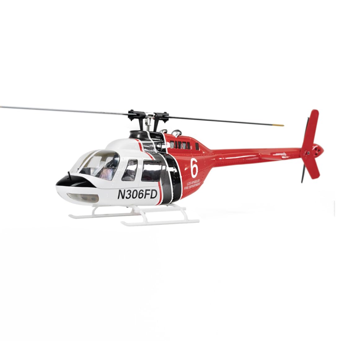 Helikopter wojskowy RC dla dorosłych, Bell-206-V2 470 klasa RC helikopter model 2.4G RC 6CH samolot elektryczny (wersja RTF)