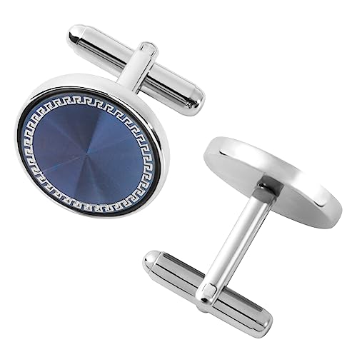 Image of Cufflinks for Men Classic Wedding Business Shirt Cuff Links Set Gifts with Box