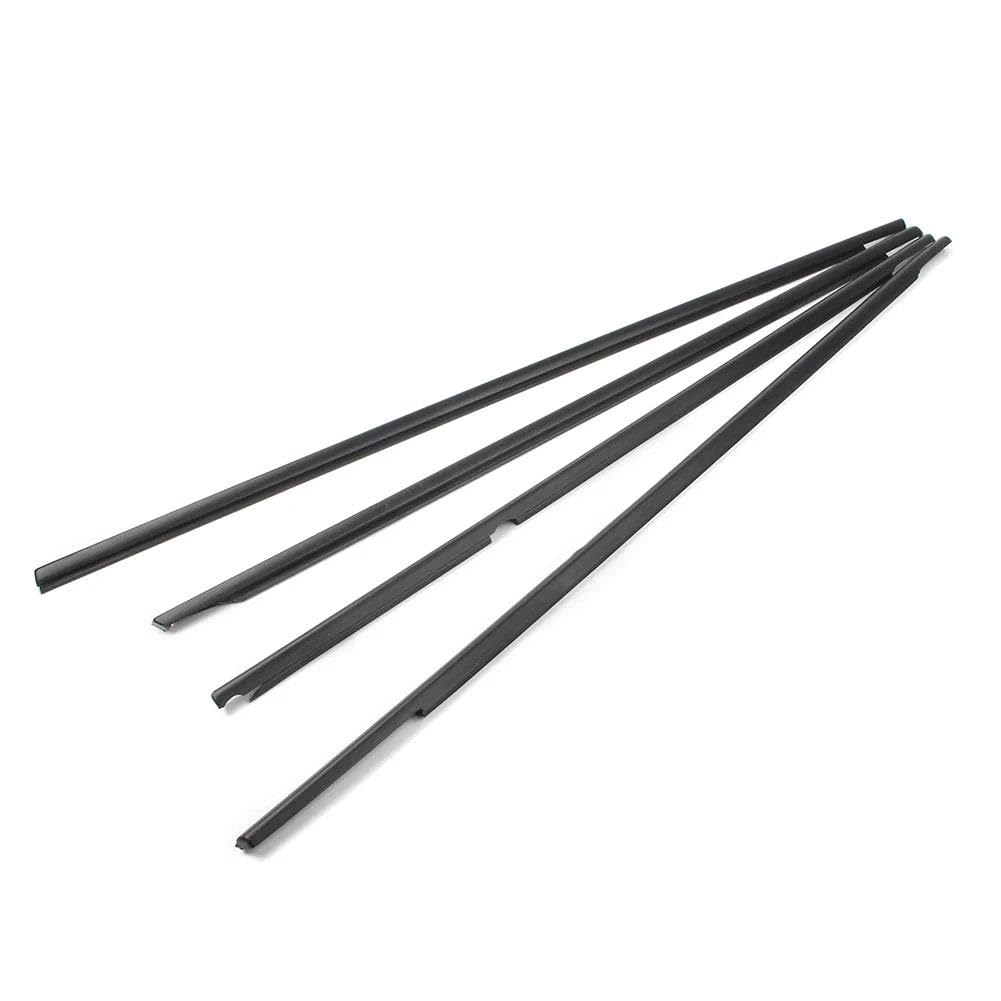 Guarnizione in gomma 4 Pezzi/set Guarnizione Portiera Auto Per Finestrino Modanatura Esterna Per VW Per Golf 6 MK6 2008 2009 2010 2011 2012 Striscia Protettiva Vetri Vetro