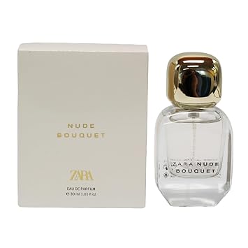 عطر باقة زارا عارية ماء العطر للنساء عطر طازج ونابض بالحياة مع الكرز الفاوانيا والفانيليا ملاحظات 30 مل 1.0 fl. أوقية.