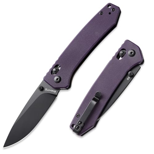 EMHTiii D2 Steel Folding Pocket Knife with Reversible Clip: 3.14