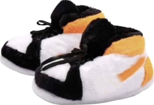 Image of Warm Furry Sneakers Slipper Comfy House Shoes Winter Plush Fuzzy Slipper Shoes For Women Men One Size Fits Most Fluffy Slides For Indoor Outdoor Bigfoot Gifts Houseshoes