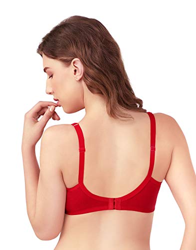 Image of Amante Women's Side Support Shaper Non-Padded Non-Wired Full Coverage Cotton Bra | Seamless Cups | Moisture-Wicking Fabric | High Support Everyday Bra