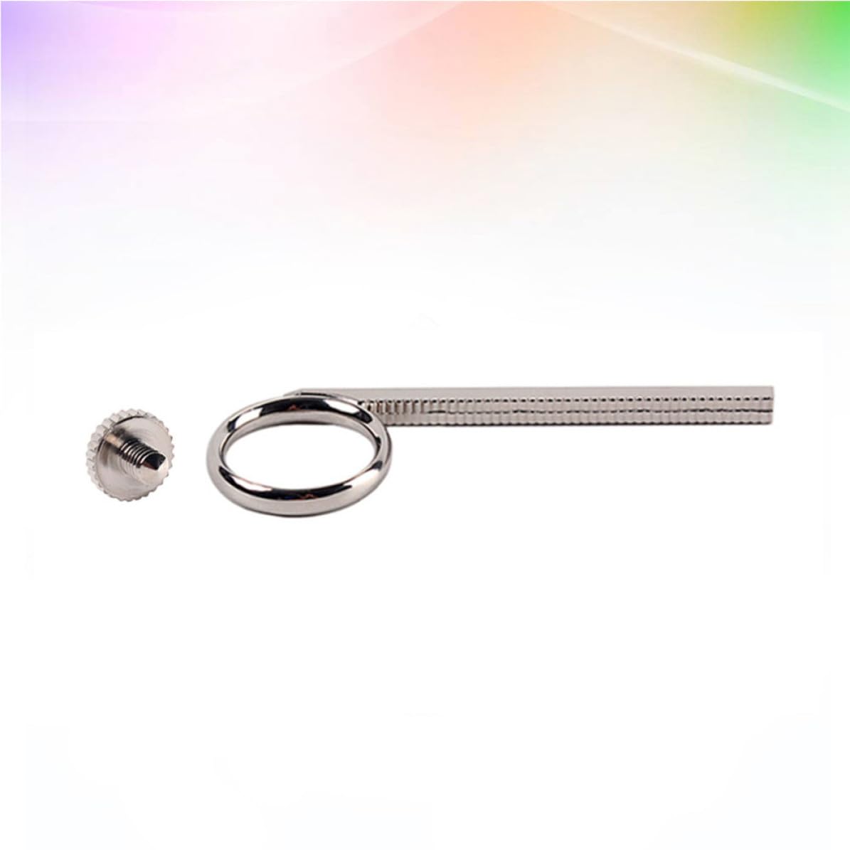 Hemobllo 2pcs Anneau de Traction pour Doigt en Métal Argenté pour Trompette et Cornet, Accessoire de Remplacement Facile à Utiliser pour Amateurs de Trompette