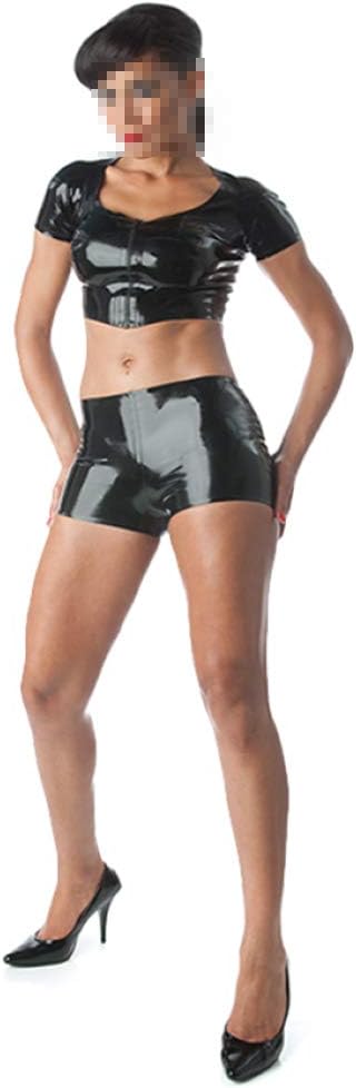 Latex Gummi Rubber Classic Hot Pants Panties Shorts Gripper Trunk 0.4mm