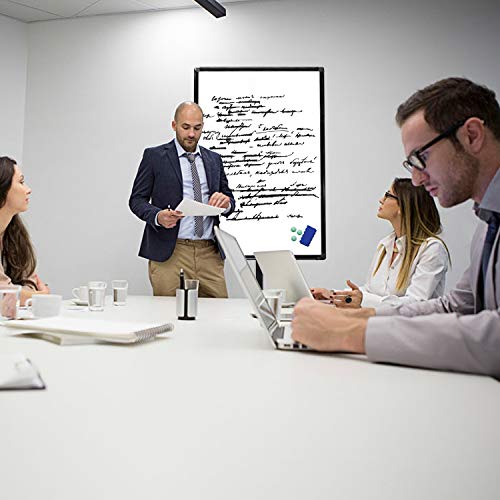 image for WEYOUNG White Board Magnetic Mobile Dry Erase Board Easel 36 x 24 inch