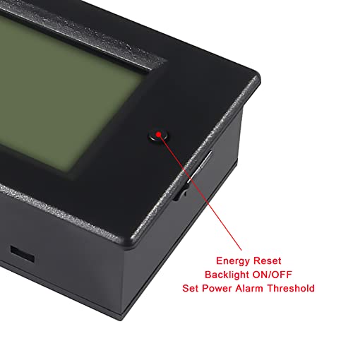 Image of Current Voltage Meter Digital Current Voltage Power Energy Meter LCD Display DC 6.5-100V 0-100A (Without Built-in Shunt)