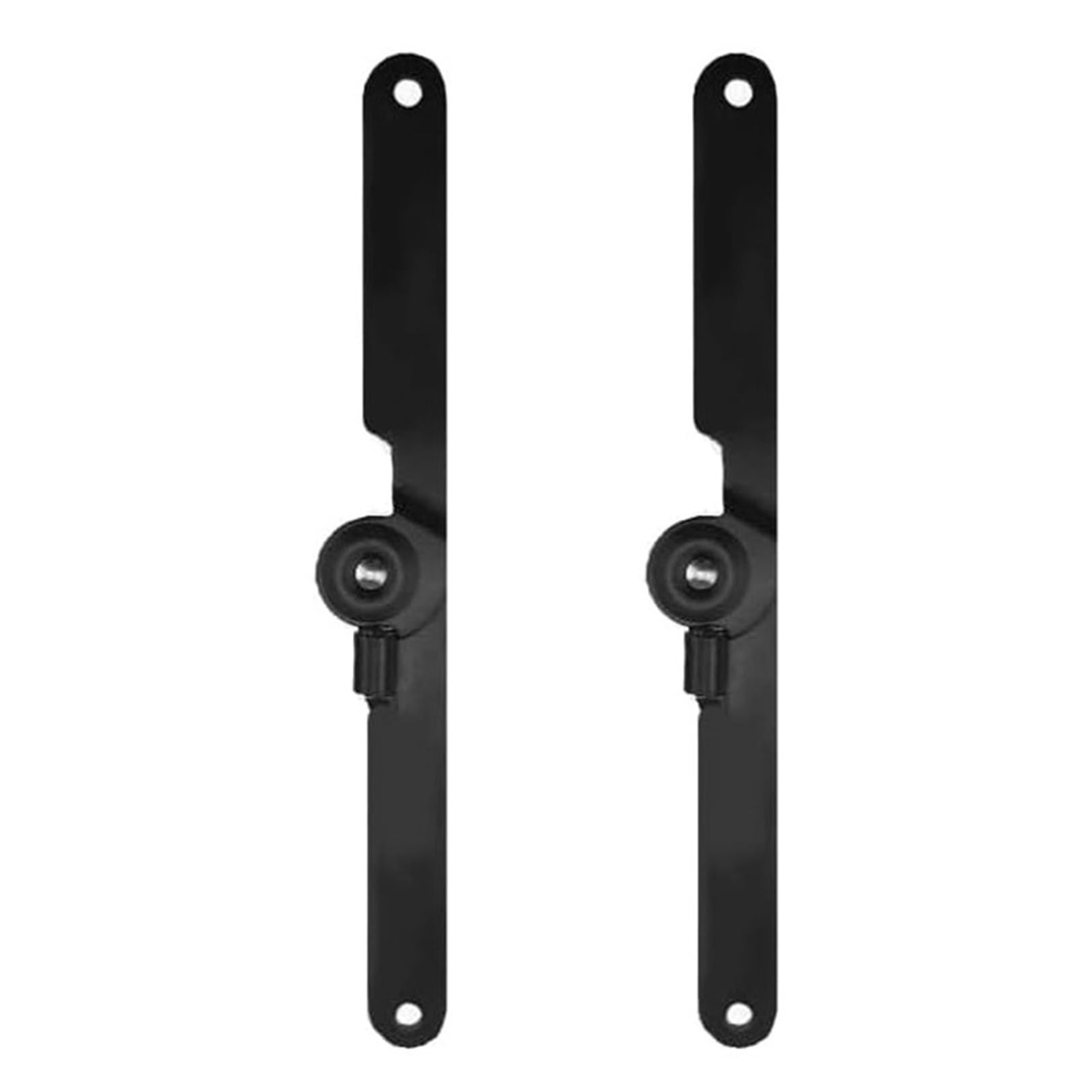 2 Iron Hinges for Cabinet and Attic Applications Suitable for Folding Mechanisms with 180 Degree Functionality