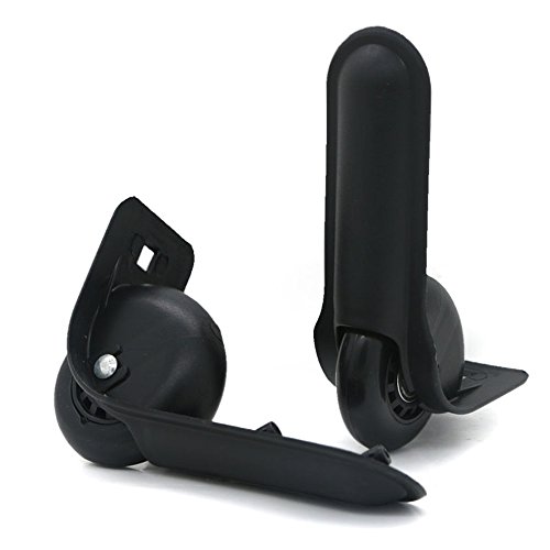 Liaozy888 Directional Replacement Luggage Wheels D014# (Di Long) Luggage Wheels Parts/Repair for suitcases Wheels Replacement (a Pair/Set)