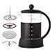 Easyworkz Eclipse Cafetera de Prensa Francesa con Vidrio de borosilicato Resistente al Calor, 800 ml