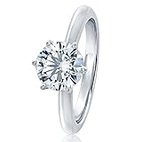 HB AMERICA plata de ley 925 rodiado-plateado round-shape zirconia cúbica