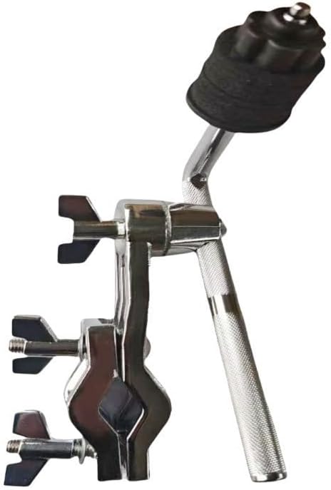 Drum Cymbal Stand Clamp, Percussion Mounting Hardware : Alloy-Frame Adjustable-Grip System | Hand-Cymbal/Hi-Hat/Ride-Crash Rack Expansion for Drum-Set Stage-Rig Studio-Setup