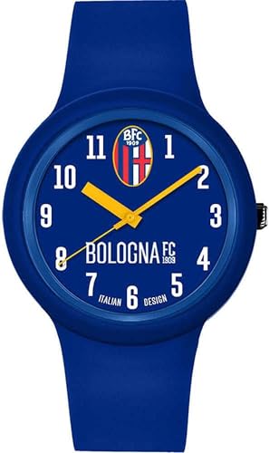 PRESTIGE & DELUXE Montre bracelet unisexe Lowell Bologna Nouvelle Collection 2023/2024 bracelet bleu - cadran 43 mm bleu dans l'emballage + porte-clés...