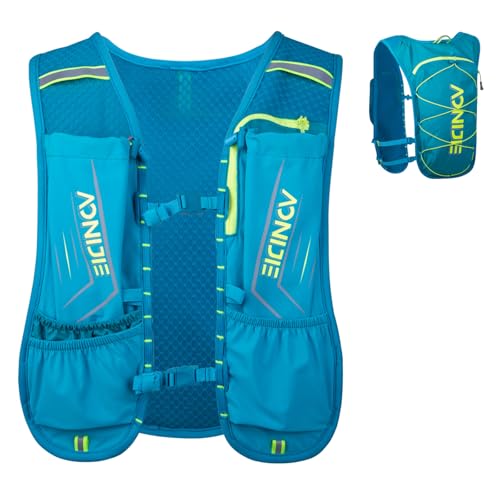 [TRIWONDER] ランニング リュック ランニングバッグ トレラン ザック マラソン ハイドレーション サイクリング 登山 アウトドア バイク 自転車バックパック (ブルー)