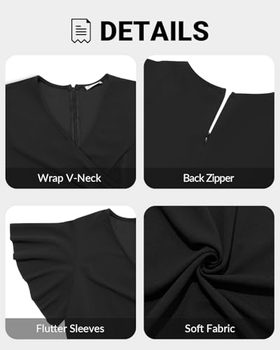 Pinup Fashion Women Plus Size Dresses Wedding Guest - Formal Cocktail Wrap High Low Long Dress3