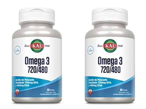 Solaray Kal - Omega 3 720/480 0 60 Perlas - 2 Pack