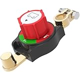Hilictokt Top Post Battery Disconnect Switch On/Off 275A 12-48V Battery Power Cut Off Switch for Car Vehicle RV and Boat