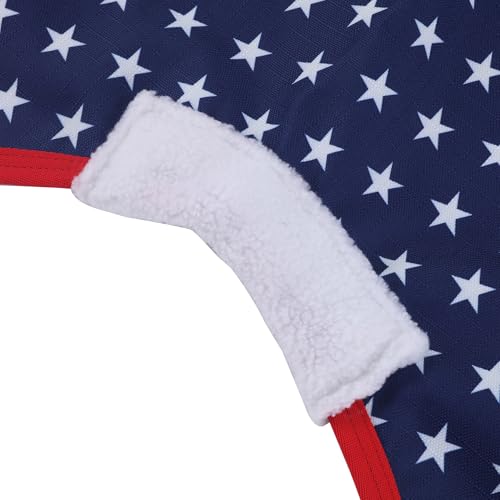 Image of 1200 Denier Waterproof Mini Shetland Rug Pony Rug Foal Rug Turnout Rug (no Filling) Star 45IN | Windproof Turnout Sheet for Miniature Horses, Foals, Yearlings, Donkeys. Ideal for Stable, Paddock Star 45IN